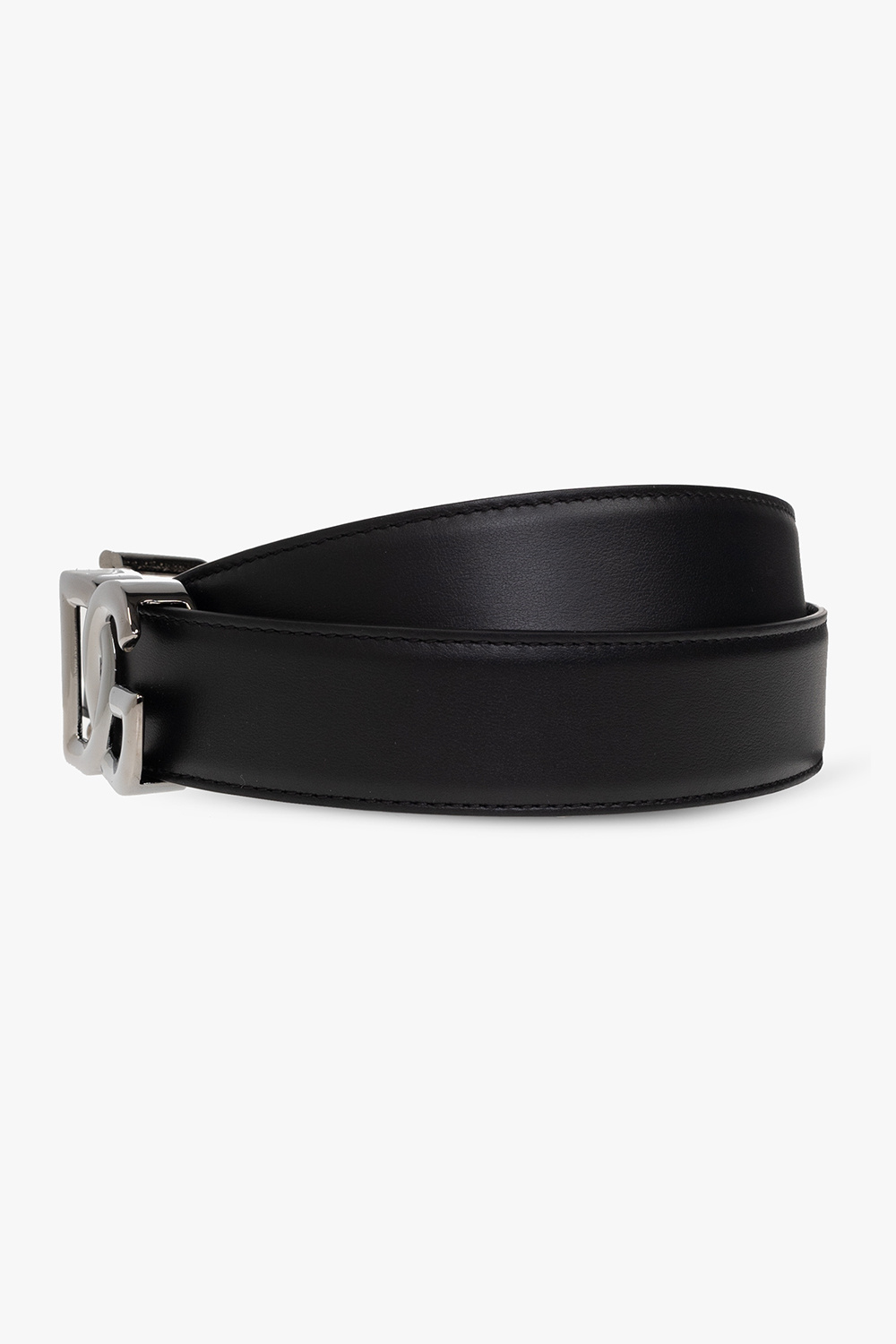 DG leather belt in black - Dolce Gabbana | Mytheresa